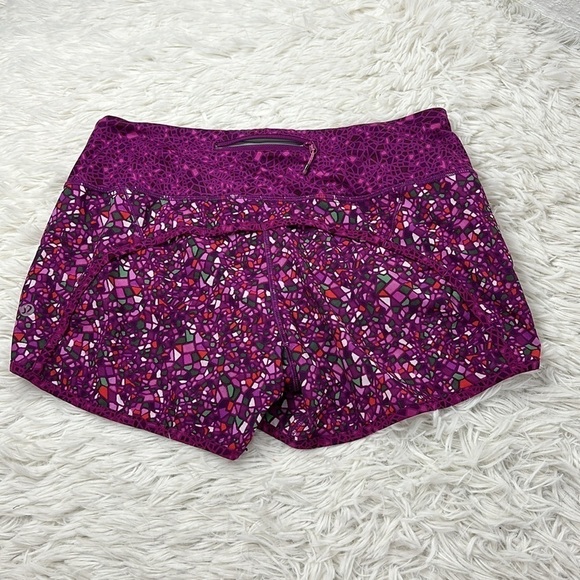 Lululemon Run Times Short Paradise Camo Paradise Geo Regal Plum Multi - Picture 3 of 4